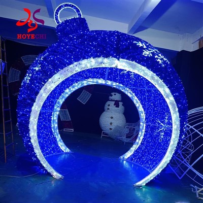Luces de bola de arco con motivo 3D