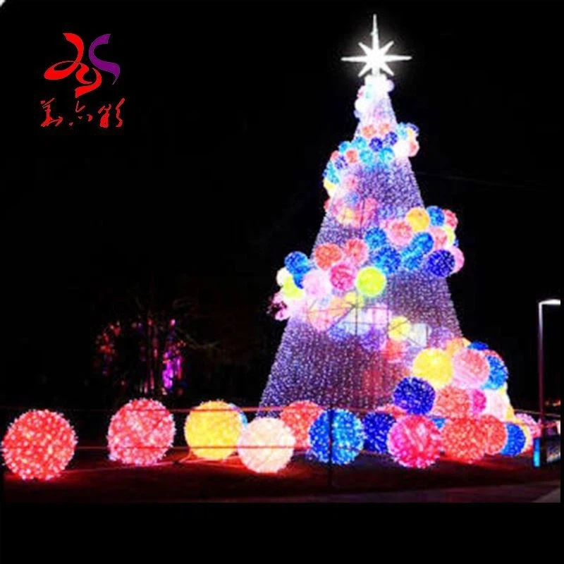 Espectacular árbol de luces navideñas LED
