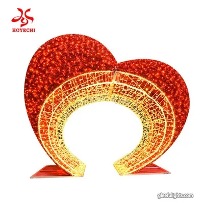 Luces de arco de la caja de regalo impermeable de Hoyechi - Decoración festiva y cultural al aire libre